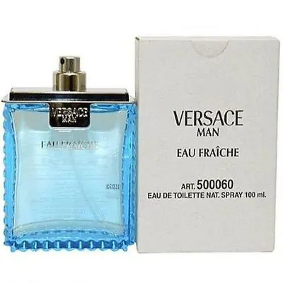 VERSACE EAU FRAICHE 3.4OZ EDT SPRAY FOR MEN TST  New • $40