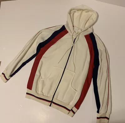 NEW WITH TAGS Sears Vintage Warm-Up Tracksuit 1970s Red White Blue -Teen Men Lrg • $45