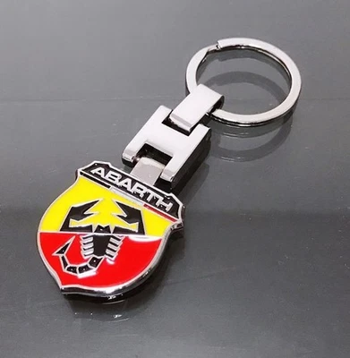 Portachiavi Carbonio Portachiavi Abarth Carbon - Logo Rosso E - Foto 4