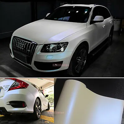 Air Release Entire Car Gloss Matte Pearl / White Chameleon Sticker Vinyl Wrap US • $3.86