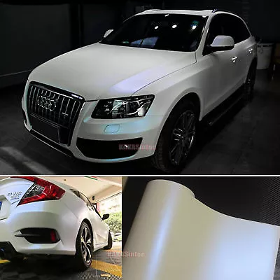 Full Car Wrap Glossy Matte Stretchable Pearl White Chameleon Vinyl Sticker HDUS • $3.82