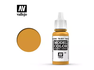 Vallejo Model Color Paint - Tan Glaze 17ml - 70.831 • £2.95