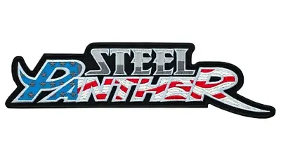 Steel Panther Iron-on & Sew-on Back Patch | Comedic Glam Metal Rock Band Logo • $17.99