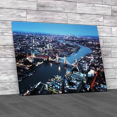 London Skyline Canvas Print Large Picture Wall Art • £18.95