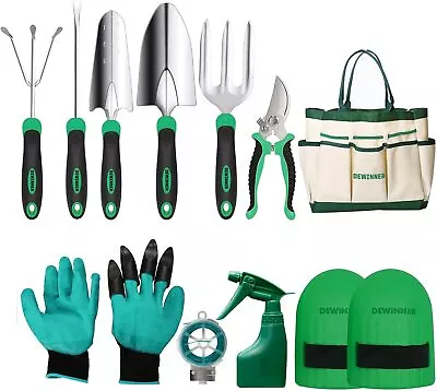 DEWINNER Garden Tool Set Hand Tool Gift Kit Outdoor Gardening Transplanting • £32.99