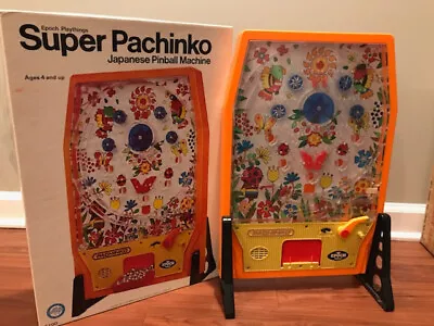 Vintage 1970s Super Pachinko Japanese Pinball Machine • $125