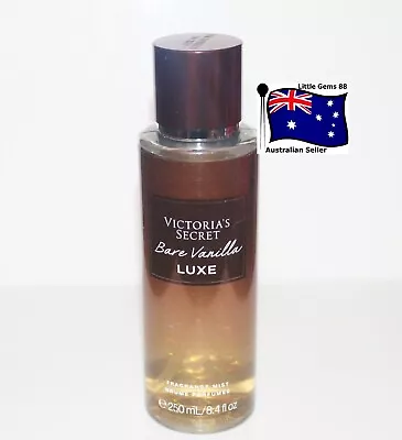 VICTORIA'S SECRET * Bare Vanilla LUXE * MIST SPRAY 250ML Perfume FULL SIZE • $28.99