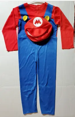 Super Mario Costume Halloween Cosplay For Kids Red No Mustache Size S Men's (16) • $19.99