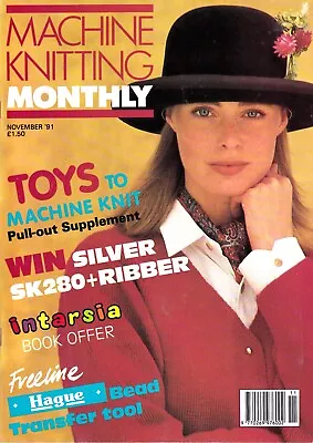 Machine Knitting Monthly Pattern Magazine November 1991 Vintage Toys Barbie Ken • £7.49