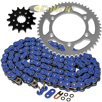 Blue O-Ring Drive Chain & Sprockets Kit For Yamaha WR250F WR400F WR426F WR450F • $50.24