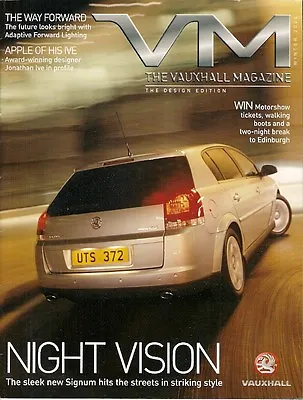 Vauxhall V Magazine Winter 2004 UK Market Brochure Astra BTCC Signum ECO VX220 • £11