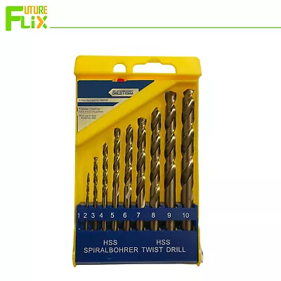 Cobalt Jobber Twist Drill Bit Sets For Drilling Stainless Steels & Hard Metals  • £12.89