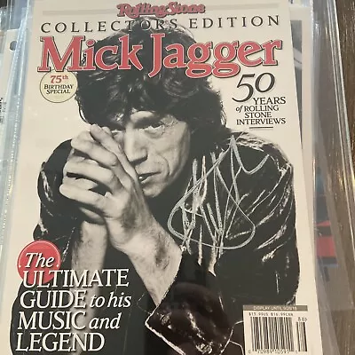 MICK JAGGER Rolling Stones Signed ROLLING STONE Magazine • $750