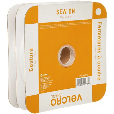 VELCRO(R) Brand Sew-On Tape 3/4 X45'-White 90037 • $32.99