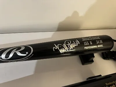 Miguel Cabrera Detroit Tigers Signed Black Rawlings Baseball Bat BAS • $250