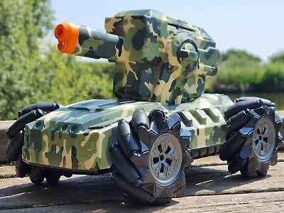 £39.98 • Buy RC 4x4 Jeep Tank Gesture Drift 4WD Radio Control Water Gel Bullet Firing Toy UK