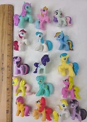 My Little Pony Mini Figures 1 -2  Unicorns Wings Pegasus Horns Horses LOT Of 15+ • $18.03