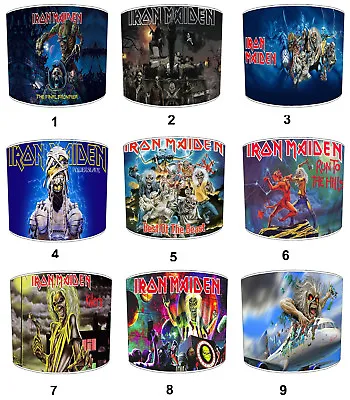 Iron Maiden Lampshades Ideal To Match Iron Maiden Wall Murals & Wallpaper. • £27.99