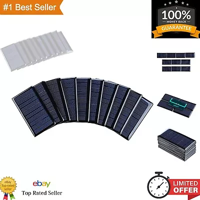 10Pcs 5V 60mA Epoxy Solar Panel - Polycrystalline Solar Cells - DIY Solar System • $29.79