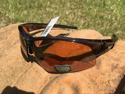 Maxx HD Sunglasses Ray Gray Crystal Golf Driving Lens Brown High Definition  • $19.95
