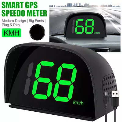 Universal Car Digital GPS Speedometer Speed MPH HUD Head Up Display Speedometer • $22.79