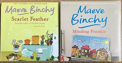 Maeve Binchy - Minding Frankie (12xCD) & Scarlet Feather (5xCD) Audiobooks • $12.42