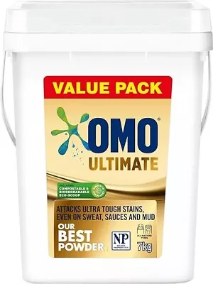 OMO Ultimate Laundry Detergent Washing Powder Front & Top Loader 7Kg • $59.29