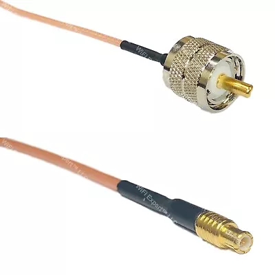 RG316 PL259 UHF Male To MCX MALE RF Cable Rapid-SHIP LOT • $7.99
