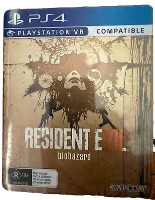 PS4 Resident Evil 7 Biohazard Steelbook Edition | AUS PAL | PlayStation VR • $80