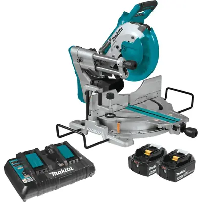 Makita XSL06PT 18V X2 LXT (36V) 10  Dual-Bevel Sliding Compound Miter Saw W/Lase • $799