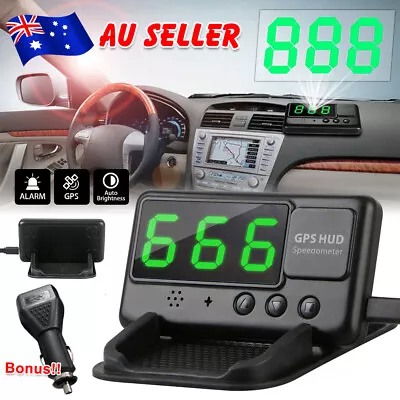 GPS Speedometer Universal Car Truck Speed Projector Heads Up Display Hud Speedo • $33.95