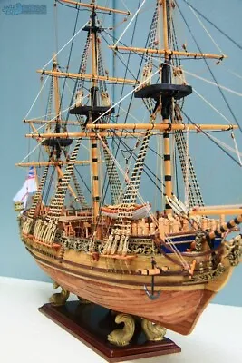 HMY Royal Caroline 1749 Scale 1/50 33'' Wooden Ship Model Kits Sailing Boat Kit • $350