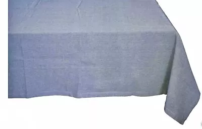 Chambray Tablecloth (Blue 60 X 84 Rectangle/Oblong) • $39.86