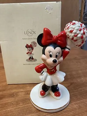Lenox Disney Mouseketeer Cheer Minnie Cheerleader Mouse Figure • $24.99