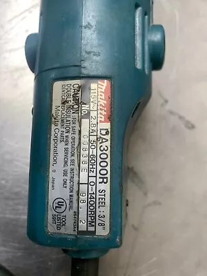 Makita 3/8  10mm Angle Drill DA3000R 115V 1400 RPM • $19.99