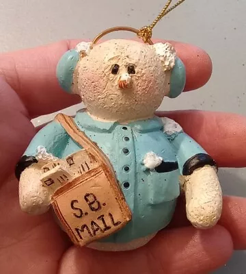 Mailman Mail Carrier Christmas Holiday TreeOrnament Snow Buddies Snowman Retired • $9.95