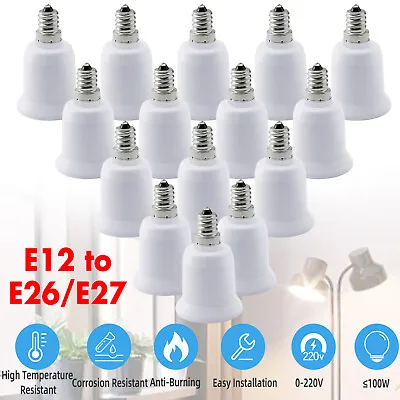 1~5PC Light Sockets E12 To E26 E27 Bulb Base Adapter Chandelier Converter Socket • $4.95