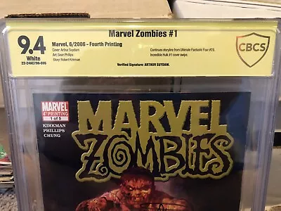 Marvel Zombies 1 Cbcs 9.4 Signature Series Fourth Printing • $9.99