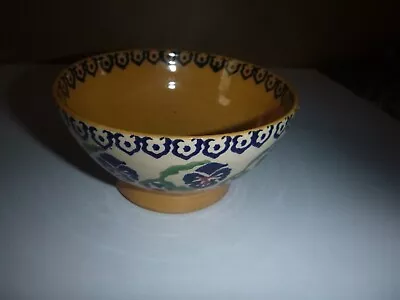 Nicholas Mosse Pottery Made In Ireland  Pansy ~ 4 3/4  Footed Bowl  VGC See Pics • $19.99