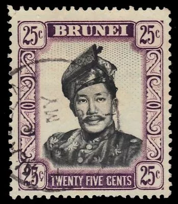 BRUNEI 92 (SG109) - Sultan Omar Ali Suffadin  1952 Printing  (pa55187) • $1