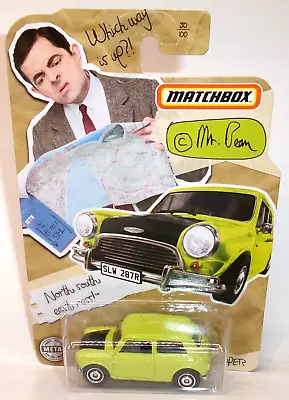 2020 Matchbox 1:64 Green Mr Bean 1964 Austin Mini Cooper 1275s Mbx 30/100 • $17.99