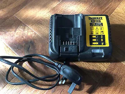 Genuine DeWalt DCB112 Battery Charger 10.8V/12V/14.4V/18V Li-Ion - UK PLUG • £14.99