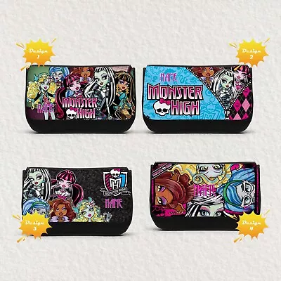 £9.50 • Buy MONSTER HIGH Kids Personalised Pencil Case Game Bag