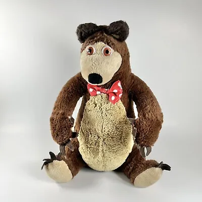 Masha And The Bear 10  BEAR PLUSH Stuffed Animal • $10.12