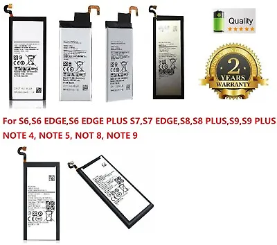 OEM SPEC Battery Replacement For Samsung Galaxy Original Note S4 S5 S6 S7 S8 S9 • $5.89