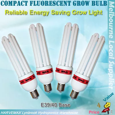 Hydroponic 130W CFL Lamp 2700K 6400K 14000K 25000K 125W Dual Spectrum Grow Light • $35