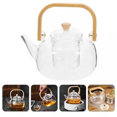 Practical Premium Filter Design Creative Small Teapot Glass Cooking Pot For Home • £21.85