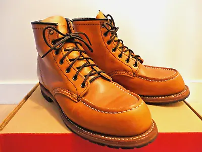 RED WING X J.CREW 9012 Beckman Moc Toe  Boots 8 D Made In USA Heritage • $399
