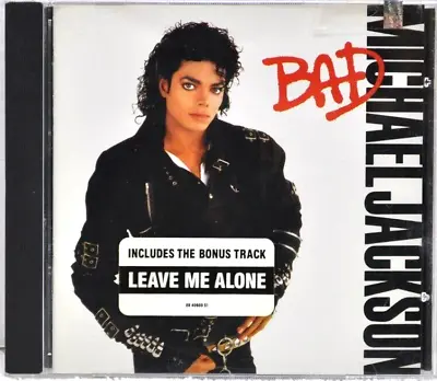 Bad By Michael Jackson (CD) Includes Bonus Track Leave Me Alone WORLD SHIP • $11.07