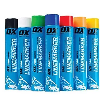 £6.14 • Buy OX Tools OX-T022603 OX 750ML Permanent Line Marker Spray,  Colour - White
